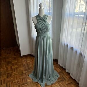 Birdy Grey Dress- M - unaltered- multiple ways to wear - great condition